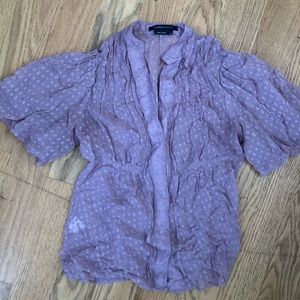 BCBG MAX AZEIA BLUSH BLOUSE